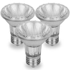 12Vmonster PAR20 35W Halogen Bulbs – 3 Pack, E26 Base, 120V/130V Flood Beam