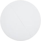 PRO&Family Commercial Round Folding Table, White Top, Powder-Coated Steel Frame, High-Impact Polyethylene Construction, Perfect for Wedding, Party, Shool, Church. (3, 48")