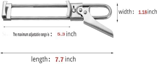 Master Jar & Bottle Opener,Adjustable Multifunctional Stainless Steel Can Opener Jar Lid Gripper,Manual,Kitchen Accessories（1PCS）