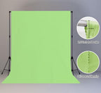 Large Screen Backdrop 10x10FT Light Green Background Cloth Photo Studio Shooting Props - color: Light Green, size: 10X10ft