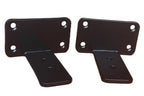 2 Pack - 4 inch Black Hidden L Shelf Bracket (1/5 Inch Thicked) Iron Floating Shelf Brackets Rustic Industrial Metal Brackets for Shelf Support - size: 4 Inch, style: Black 2 Pack