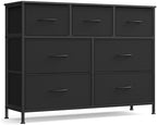 SONGMICS Dresser for Bedroom, Wide Dresser with 7 Fabric Drawers