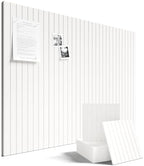 Fluxynara 48" x 36" Large Felt Bulletin Board, Milky White