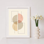 puthiac 16x24 Solid Oak Wood Picture Frames, White, 3 Pack