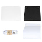 Folding Photo Studio Kit Box with LED Light for Photographing Shooting Tent for Small Size Itens
