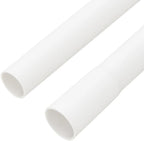 Cable Trunking Raceway Kit, 1 Inch Diameter, 32.8 Feet PVC Cord Cover, Wall Cable Management Concealer for Office and Home Organization, White