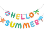 Hello Summer Banner,Summer Party Decorations