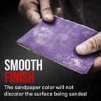 3M Advanced Sandpaper 220 Grit, 20 Sheets – No-Slip Grip Backing, 9x11, Wet or Dry