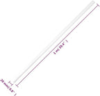 Cable Trunking Raceway Kit, 32.8ft Cord Hider for Wall, 0.79 inch Cord Cover Management System for Office and Home, Paintable PVC Wire Organizer, White