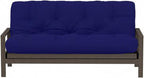 Royal Sleep Products by The Futon Factory 6 inch Foam Futon Mattress - Solid Royal Blue Cover - Full Size - CertiPUR Certified Foams - Made in USA - (Frame not Included)