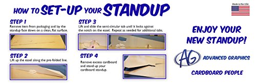 Cardboard People Surfboard Life Size Cardboard Cutout Standup - color: Surfboard