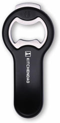 KITCHENDAO 2 in 1 Magnetic Beer Bottle Opener for Fridge and RV with Cap Catcher - Pop Can Soda Can Opener, Stick to Refrigerator for Easy Storage with Magnet, Gift for Men Husband Father