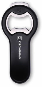 KITCHENDAO 2 in 1 Magnetic Beer Bottle Opener for Fridge and RV with Cap Catcher - Pop Can Soda Can Opener, Stick to Refrigerator for Easy Storage with Magnet, Gift for Men Husband Father
