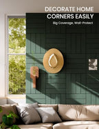 Fluxynara 36" x 24" Large Felt Bulletin Board, Pine Green