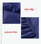 Queen Air Mattress Sheets - 3 Pieces Queen Sheets Sets 16 to 23 inch - Inflate Without Disassembly Convenient & Firm Easy to use Air Mattress (Navy Blue, Full)