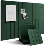 Fluxynara 36" x 24" Large Felt Bulletin Board, Pine Green