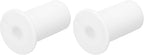 uxcell 2Pcs Wall Grommets for Cables 3/4 Inch Silicone Cable Wall Bushing Feed Through Cable Routing Kit Accessories Wall Cable Pass Through for Ethernet with 7mm Hole, White