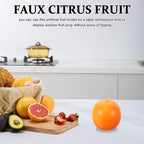 Faux Grapefruit Decorative Model - Artificial Fruit Table Centerpiece for Cafe Restaurant Photo Styling Prop - Kitchen Display Fake Fruit Ornament