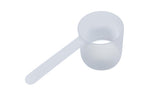 Supplement and Supply 1/2 Cup (4 Oz. | 118.4 mL) Long Handle Plastic Measuring Scoop for Coffee, Protein Powder, Pet Food, Spices, Grains, Dry Goods – Food-Grade BPA-Free (Pack of 10)