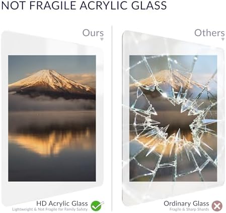 11x17 Poster Frame, Black Wood Frame with 8x12 Mat, 3 Pack