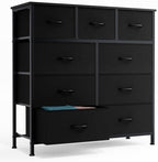DUMOS Dresser for Bedroom, Storage Organizer with 9 Drawers