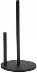 Paper Towel Holder,Stainless Steel Paper Towel Holder Countertop for Kitchen，Black