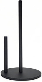Paper Towel Holder,Stainless Steel Paper Towel Holder Countertop for Kitchen，Black