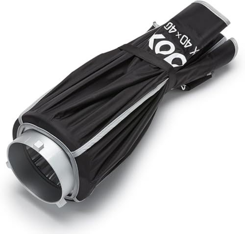 Godox 16" Small Square Softbox Quick Release, UL 40x40cm Universal Bowens Mount Soft Box Fast Setup for Studio Photography, Streaming, Video Lights with Diffusers/Honeycomb Grid/Diffuser Plate - size: 40x40cm /16"
