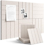 Fluxynara 36" x 24" Large Felt Bulletin Board, Oatmeal