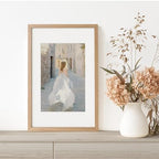 11x17 Picture Frame, Solid Oak Wood 11x17 Poster Frame with Mat to 8x12