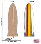 Cardboard People Surfboard Life Size Cardboard Cutout Standup - color: Surfboard