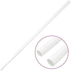 Cable Trunking Raceway Kit, 1 Inch Diameter, 32.8 Feet PVC Cord Cover, Wall Cable Management Concealer for Office and Home Organization, White
