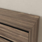 Bobve 70.9” Dresser for Bedroom with 9 Drawers, Large Modern Chest of Drawers Handle Free, Long Wooden Dressers Storage Organizer, Wide Double Dresser for Bedroom, Living Room, Hallway (Walnut)