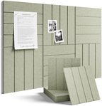 Fluxynara 36" x 24" Large Felt Bulletin Board, Sage
