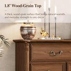 Farmhouse 8-Drawer Dresser with Charging Station for Bedroom