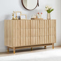 Bifins 53" Wide Fluted 6 Drawer Dresser