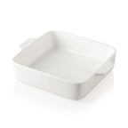 Sweejar Ceramic Baking Dish, Rectangular Small Baking Pan with Double Handles, 20 Oz for Cooking, Brownie, Kitchen, 6.5 x 4.9 x 1.8 Inches(Navy)