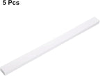 HARFINGTON 5pcs Cord Hider Wall 15inx0.94inx0.55in (LxWxH) PVC Cable Cover Self Adhesive Wire Hider Wall Mounted TV Cable Raceway for Cables Management (75in Total Length),White