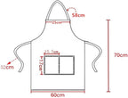 12 Pcs Bib Bulk Hot Pink Aprons for Women Men Adult Girls Unisex with 2 Pockets, Baking Cooking Kitchen Painting Apron (Pink,12 pcs)