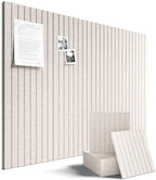 Fluxynara 48" x 36" Large Felt Bulletin Board, Oatmeal