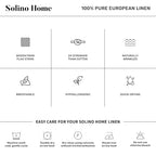 Solino Home Linen Cloth Napkins Set of 4-100% Pure Linen Champagne Beige Dinner Napkins 20 x 20 Inch for Spring, Summer - Athena, Handcrafted and Machine Washable - color: 02: Champagne Beige, size: 20" x 20" (Set of 4)