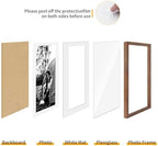 puthiac 13x19 Solid Oak Wood Picture Frame, Walnut, 1 Pack
