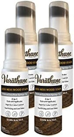 Varathane Less Mess Dark Walnut Wood Stain & Applicator