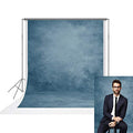 UrcTepics 5x7ft Microfiber Blue Senior Portrait Backdrop Abstract Texture Backdrop for Photography Professional Background for Studio and Headshot