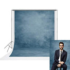 UrcTepics 5x7ft Microfiber Blue Senior Portrait Backdrop Abstract Texture Backdrop for Photography Professional Background for Studio and Headshot