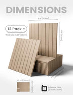 Fluxynara 48" x 36" Large Felt Bulletin Board, Taupe