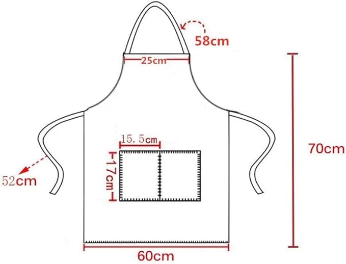 12 Pcs Bib Bulk White Aprons for Women Men Adult Girls Unisex with 2 Pockets, Baking Cooking Kitchen Painting Apron (White,12 pcs)