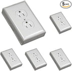 Wiremold Metal Raceway, Extending Power, On-Wall, Outlet + Box, White, BW2-D (Pack of 5)
