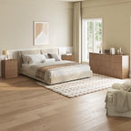 9 Drawer Dresser & 3-Drawer Nightstand Set 3-Piece, Natural Wood丨63 Long Dresser Set Night Stand Set of 2 with Metal Handle, Modern Wood Chest of Drawers Storage Dressers Set for Bedroom