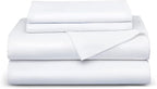 Bedsure King Size Sheet Set, Cooling Sheets, Rayon Derived from Bamboo, Deep Pocket Up to 16", Breathable & Soft, Bed Sheets, Hotel Luxury Silky Bedding for Hot Sleepers, White